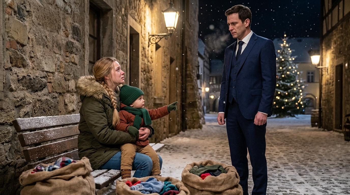 “Señor, ¿puede decirle a Santa que nos mudamos?” — La desgarradora pregunta de un niño en Nochebuena que cambió para siempre la vida de un millonario solitario.