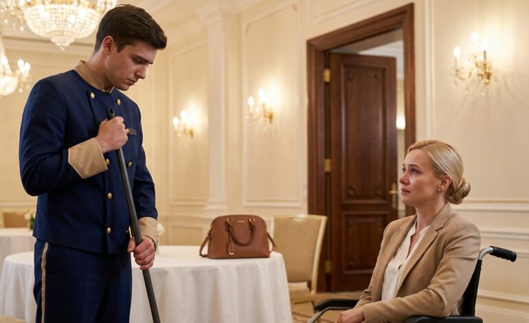 Tenía una fortuna, pero vivía prisionera en su silla. Cuando intentó humillar al conserje, él le hizo una promesa imposible que ningún médico logró cumplir. El final te robará el corazón. 😭❤️✨