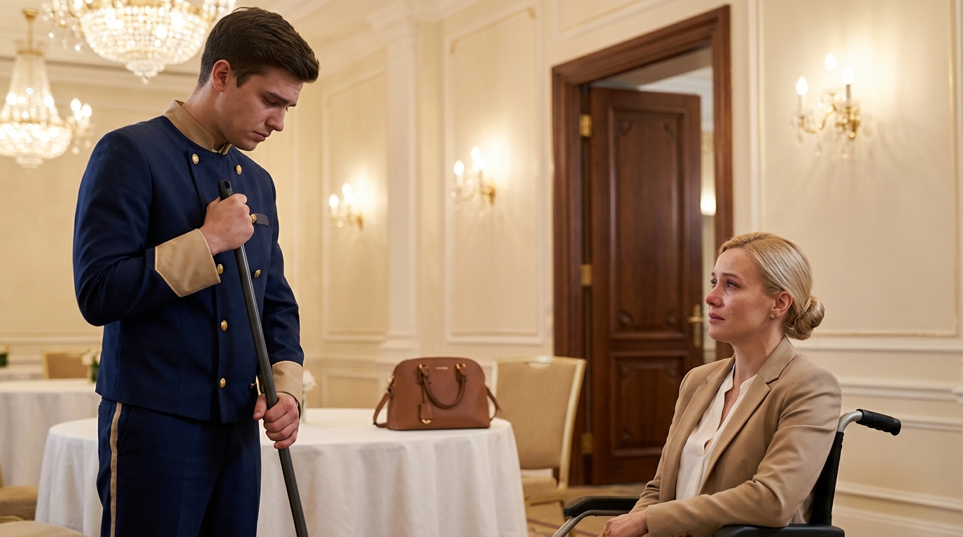 Tenía una fortuna, pero vivía prisionera en su silla. Cuando intentó humillar al conserje, él le hizo una promesa imposible que ningún médico logró cumplir. El final te robará el corazón. 😭❤️✨