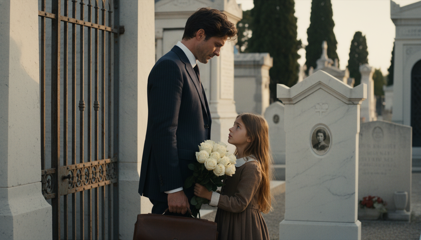 Lloraba su muerte durante 3 años, hasta que una niña de la calle le susurró lo impensable: ‘Señor, su esposa está viva…’ 💔🤫