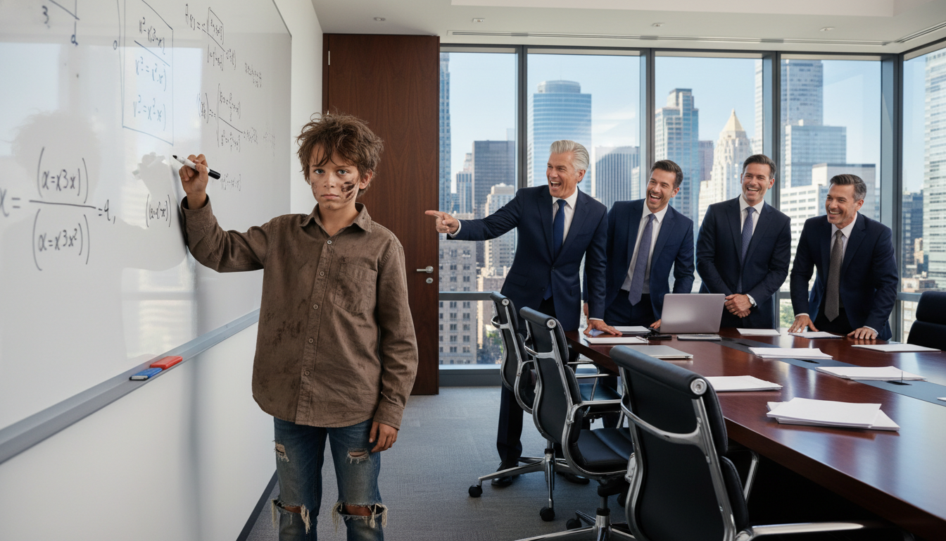 el niño de la limpieza que dejó sin palabras a un millonario… y cambió el destino de todos