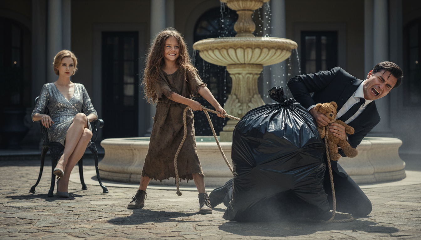 Un millonario regresó a casa tras una misión de tres meses para ver a su hija… y se derrumbó cuando vio lo que estaba pasando en su propio patio trasero.