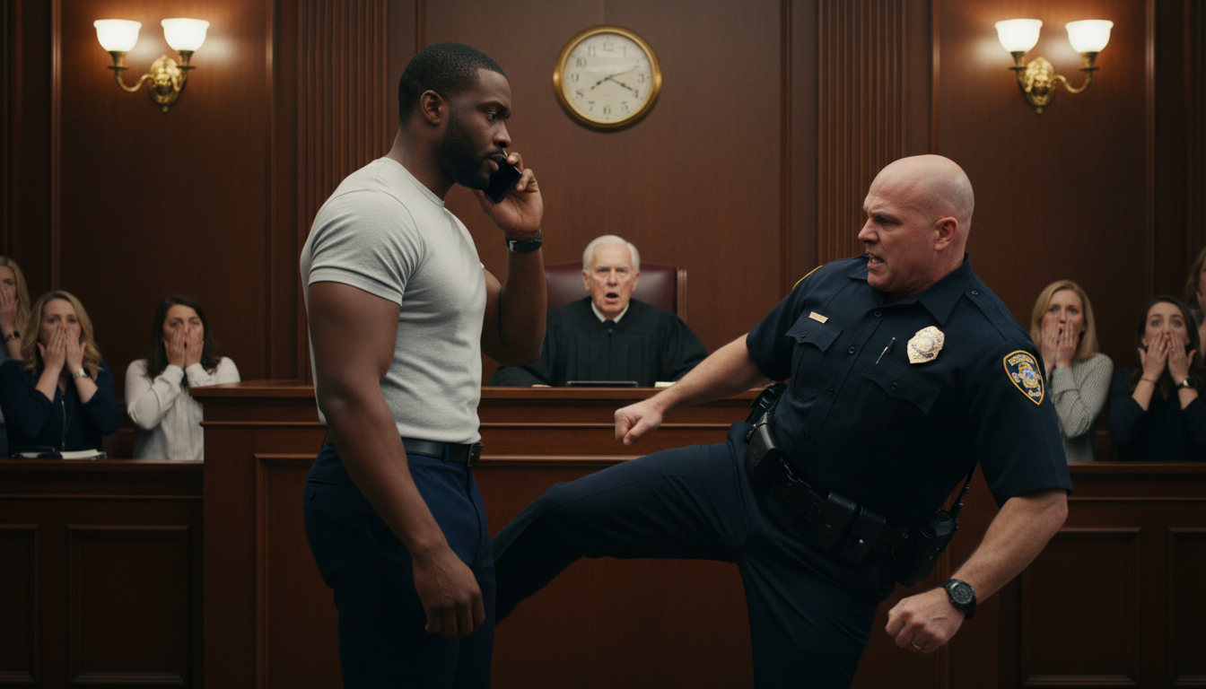 “El alguacil lo humilló y lo pateó en el suelo creyendo que era un nadie. Pero cuando él puso el teléfono en altavoz, la voz al otro lado hizo que el juez temblara de terror.”