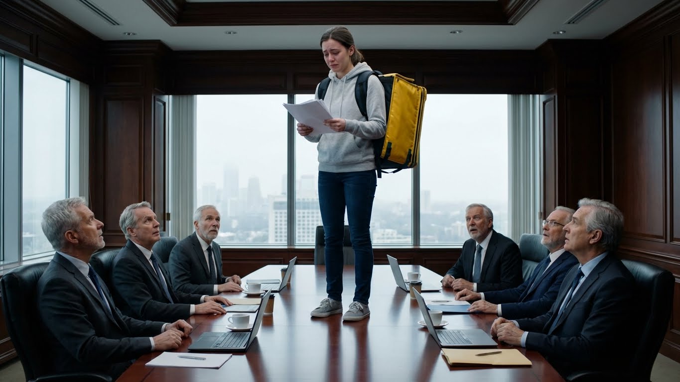 El CEO estaba desesperado sin un traductor, hasta que la repartidora habló 4 idiomas