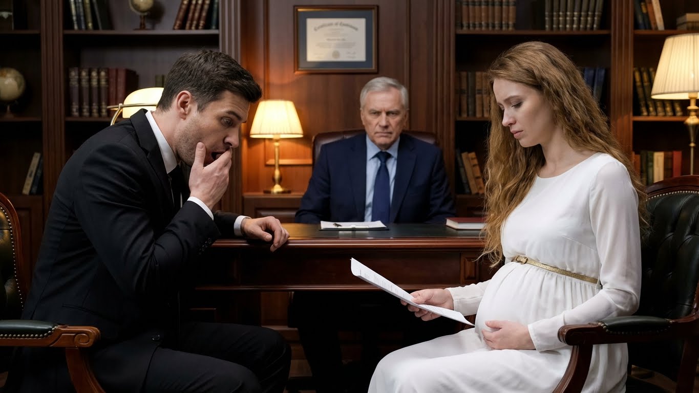 “That baby won’t stay with you.”She Came to Finalize the Divorce — He Was Stunned to See She Was 7 Months Pregnant