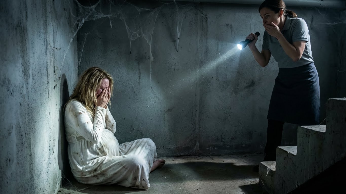 “You’ll stay down there until you learn”.On His Birthday, a Millionaire Traps His Pregnant Wife in the Basement — Until a Maid Opens the Door