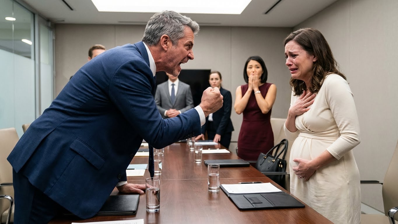 “You’re just my ordinary wife.”Unaware His Pregnant Wife Was A Secret Trillionaire Who Owns The Company, He Slapped Her Publicly Wi