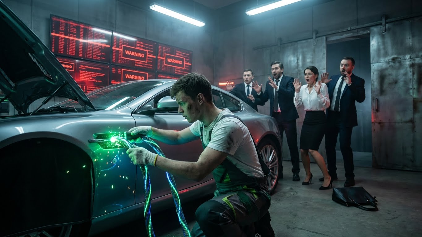 REPARA ESTE MOTOR Y ME CASO CONTIGO” —La CEO se burló del mecánico … PERO ÉL LO …