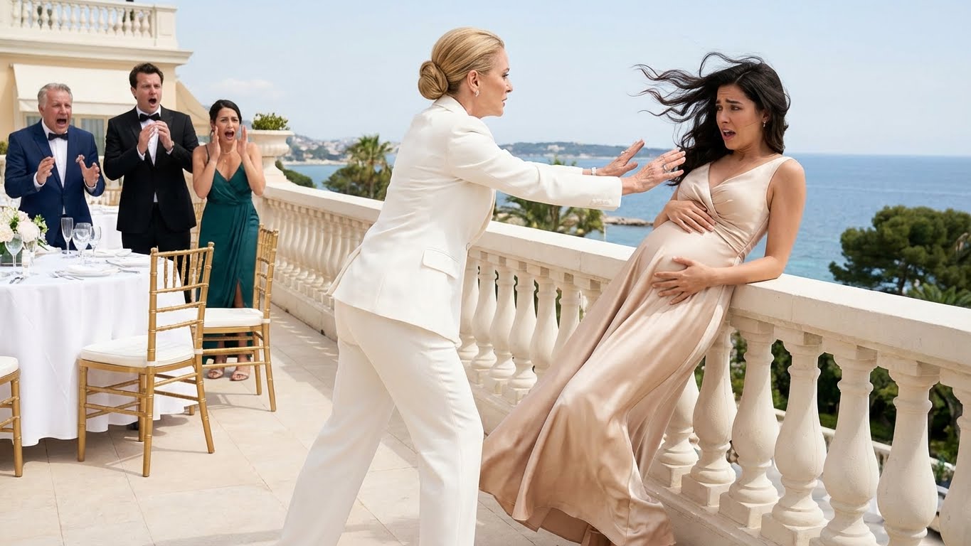 told my mother-in-law I was pregnant during a family dinner. She accused me of faking it for money—then pushed me off a hotel terrace to “expose the lie.” But at the hospital, the truth stunned everyone…