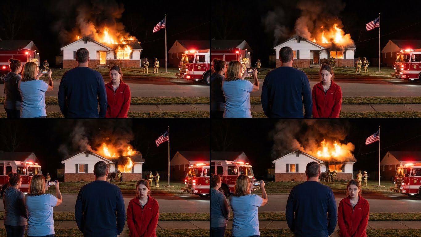 When My House Burned Down, My Family Came… To Laugh — Not To Help. My Mom Smirked: “Finally, Karma Torched The Trash.” My Dad Added: “You Brought This On Yourself.” They Called Me “Cursed,” Took Selfies By The Ashes. I Said Nothing. I Turned Around And Walked Away. One Year Later, I Took Action They Never Expected. NOW THEIR WORLD IS BURNING… WITHOUT ME.