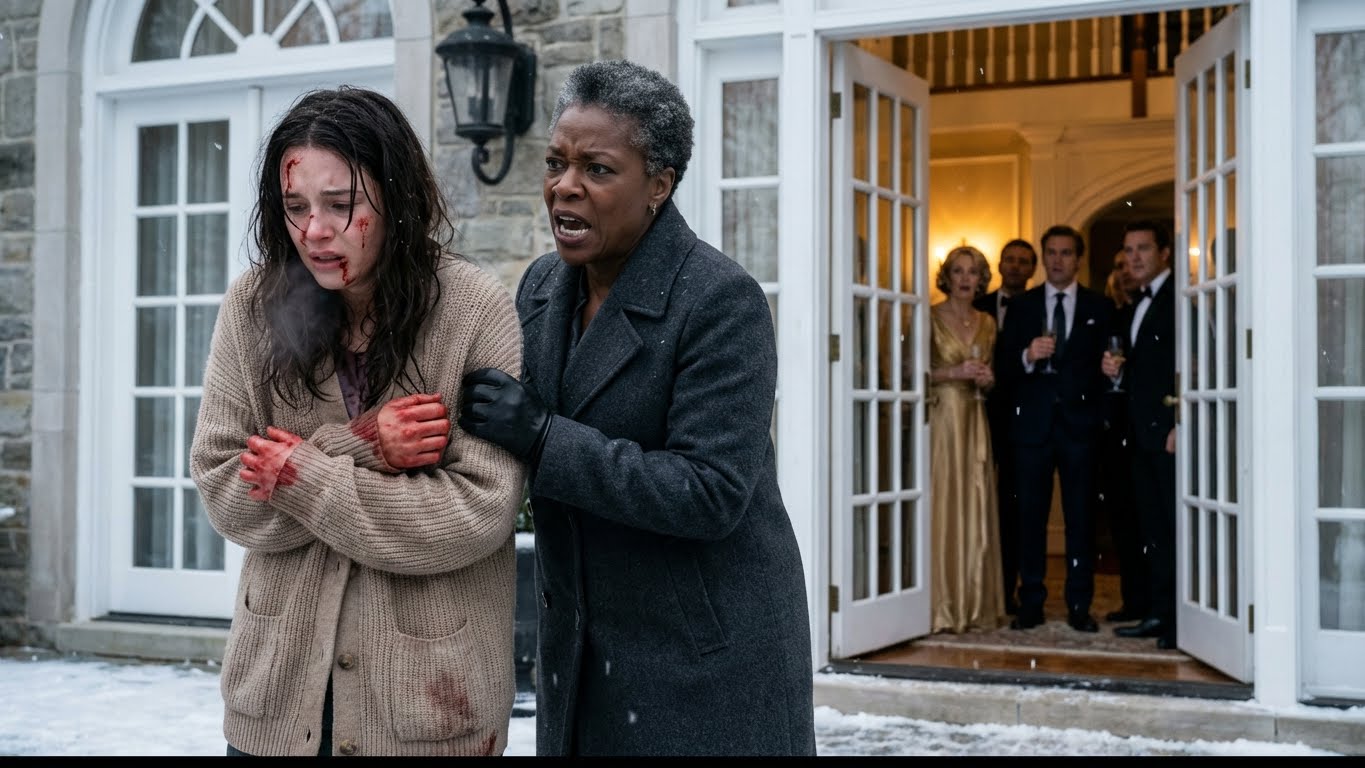 On Christmas eve I showed up unannounced. Found my daughter outside, freezing in the cold with no blanket. Inside, my son-in-law’s family was laughing, drinking champagne by the fire. I burst in holding her close, and said just 6 words…