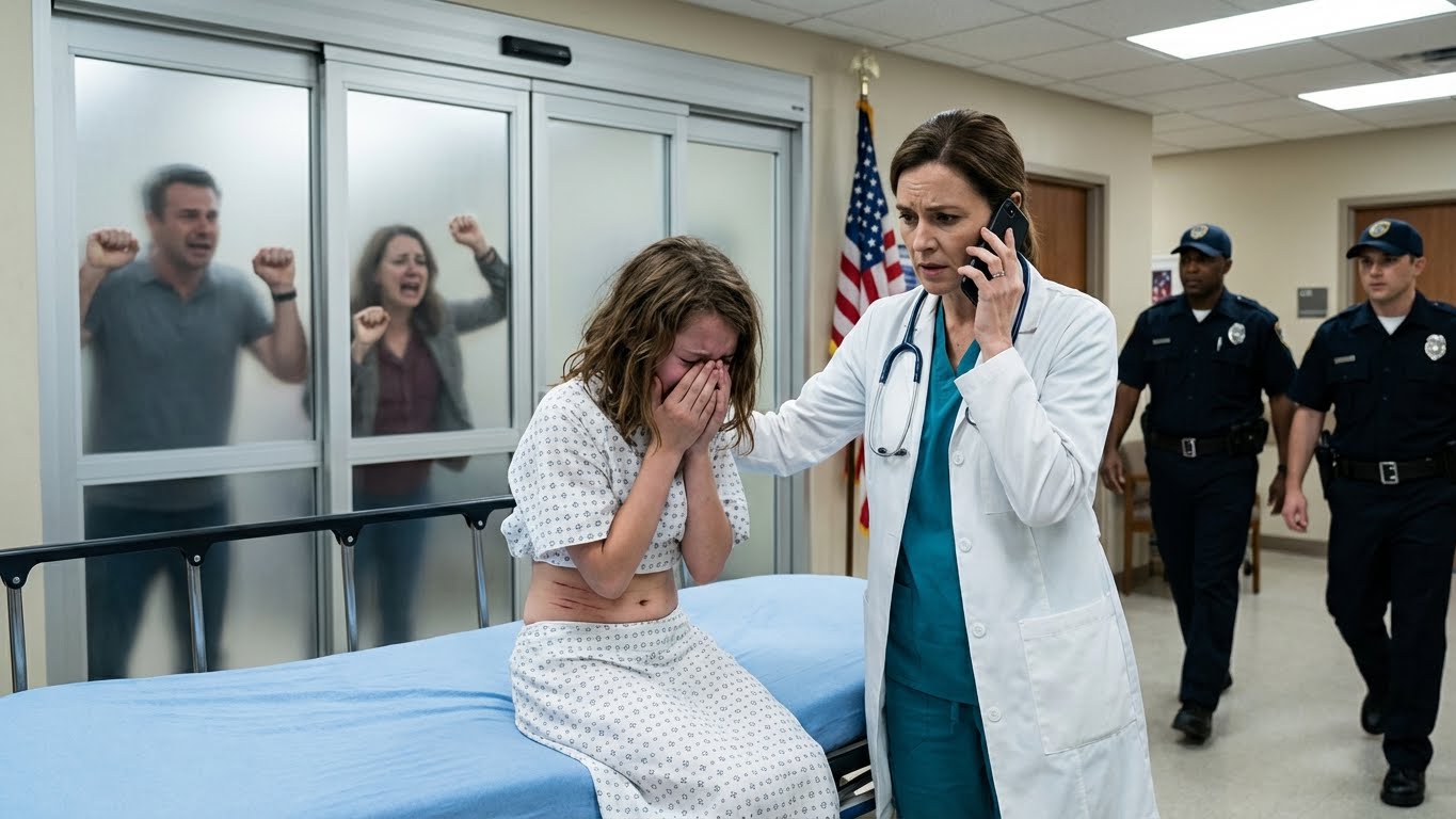 **My Brother Broke My Ribs. Mom Whispered, “Stay Quiet—He Has A Future.” But My Doctor Didn’t Blink. She Saw The Bruises, Looked At Me, And Said, “You’re Safe Now. Then She Picked Up The Phone…”**