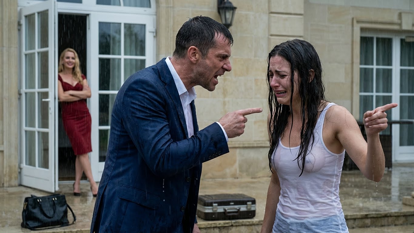 “You don’t live here anymore.”My Husband Threw Me Out Because of His Mistress… Until I Finally Told Him Who Truly Owned the House