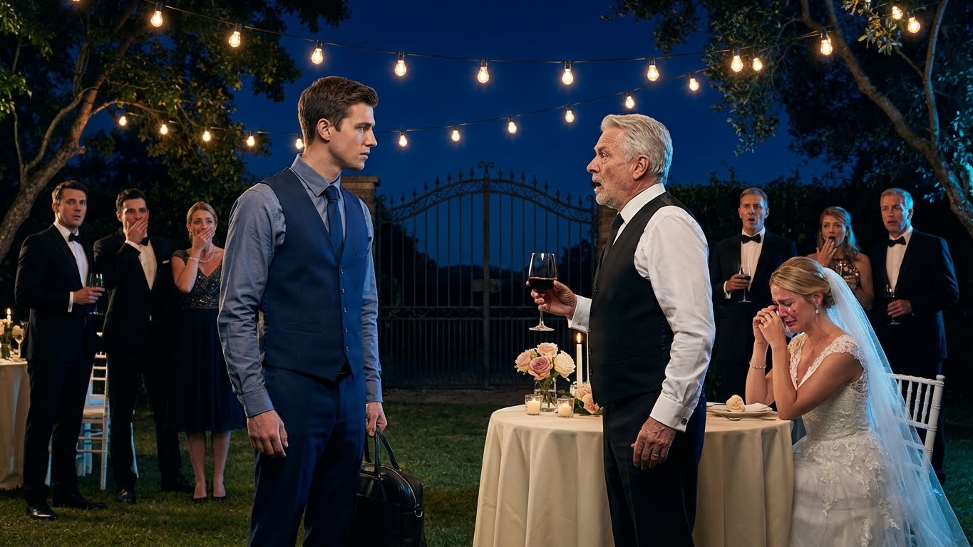 I raised my sister alone. at her wedding, her father-in-law ridiculed me in front of everyone until i looked at him and said… “do you even know who i am?” his face went white…