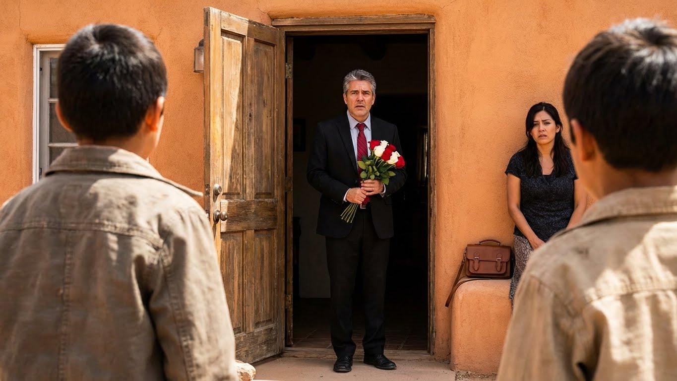 Un millonario vuelve tras 17 años… y se queda en shock al descubrir que su esposa tiene dos hijos …