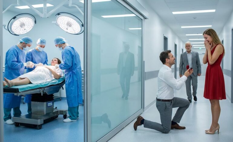 “This is the woman I choose,”While His Pregnant Wife Was Rushed Into Surgery — He Proposed To His Mistress As Her Father Watched