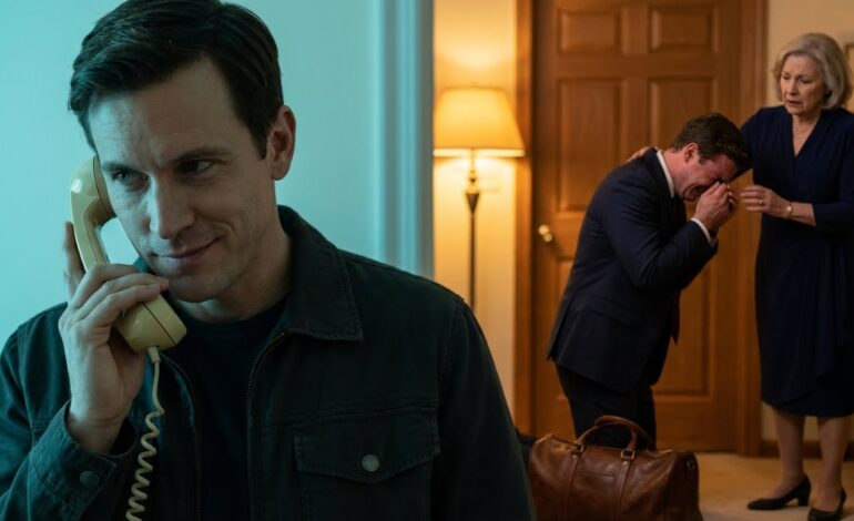 My cousin phoned to say our uncle was gone, the inheritance was settled, and I got nothing. I smiled calmly, as my uncle stood in the doorway watching me.