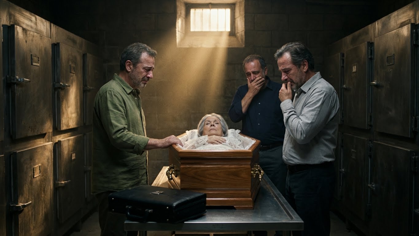 Mientras cremaban a su esposa embarazada, pidió abrir el ataúd… y gritó al ver lo imposible