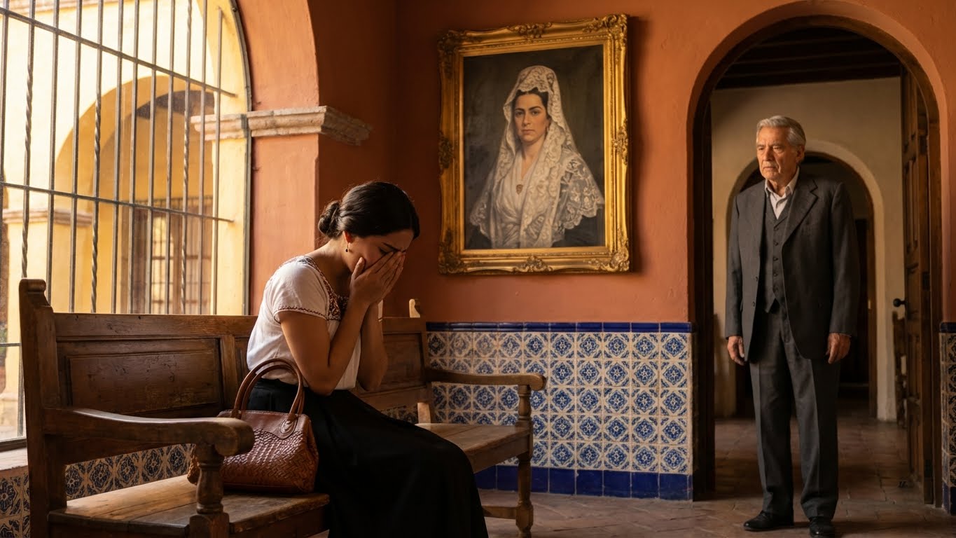 Estaba limpiando la mansión del hombre más rico de Estados Unidos y encontré un cuadro prohibido cubierto con una sábana. Al descubrirlo, me quedé paralizado. ¡Era la cara de mi 𝔻𝕖𝕒𝕕 madre!