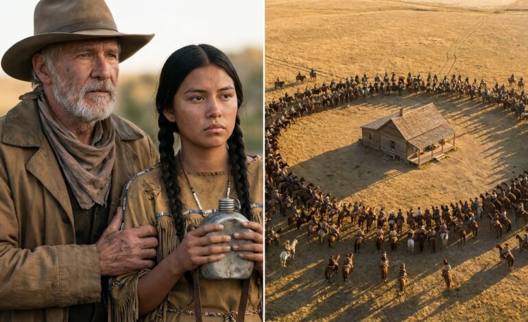 “Le dio agua a una niña apache gigante… y al día siguiente 400 guerreros rodearon su rancho…