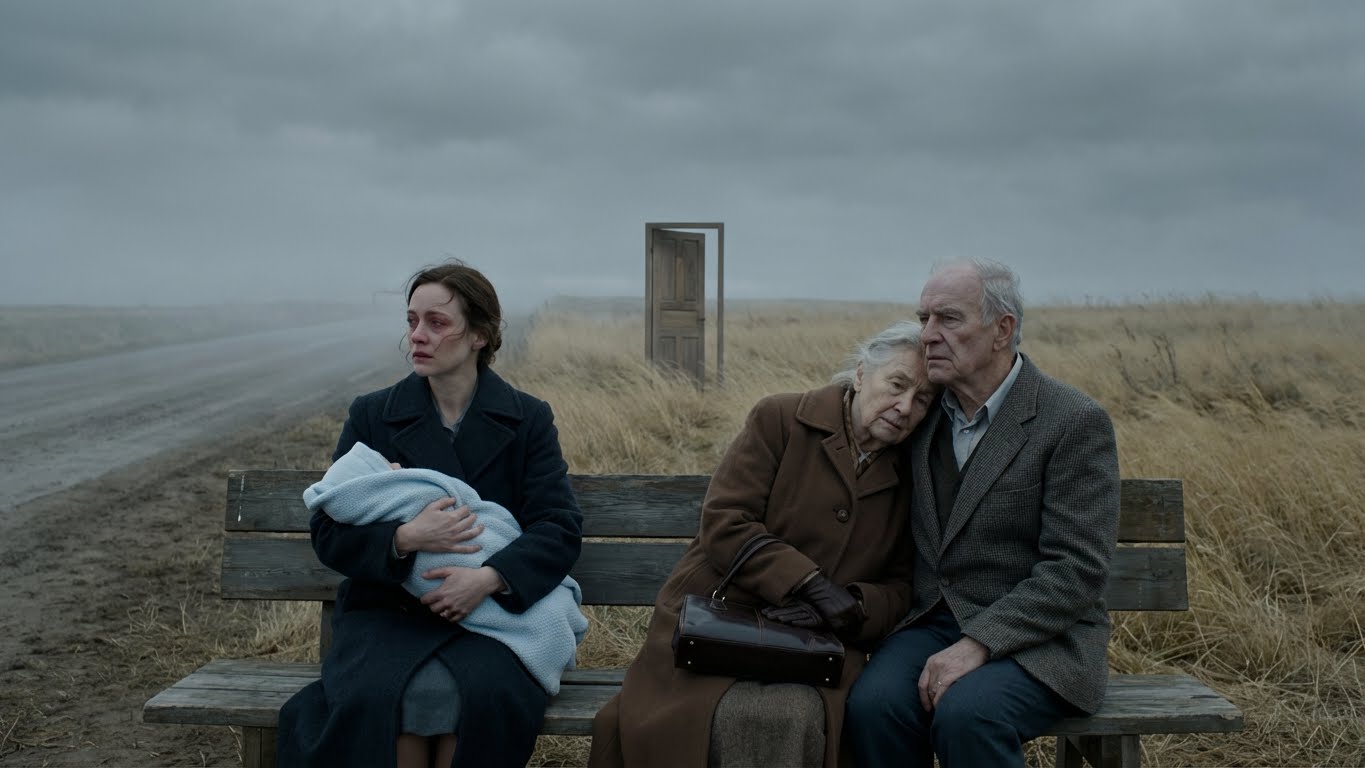 Madre Soltera Encuentra una Pareja de Ancianos Abandonados en la Parada de Autobús, su Gesto Emociona…