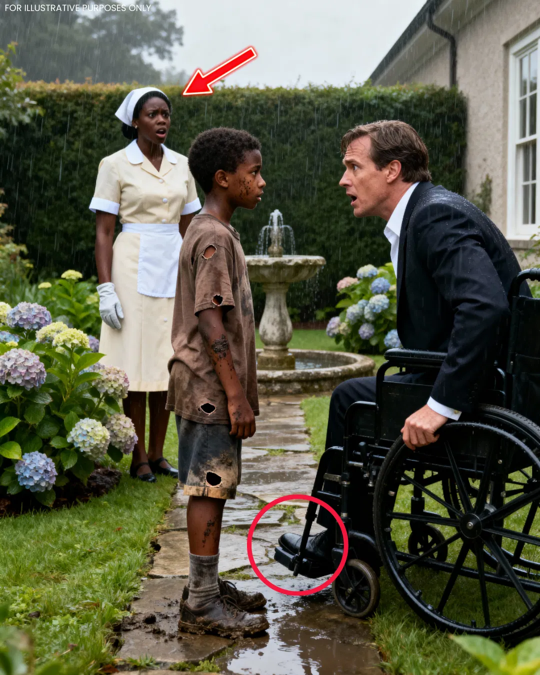 “Heal me and I’ll give you half my fortune,” the desperate millionaire told the maid’s son… The boy placed his little hand on his lifeless leg, prayed, and what happened next brought tears to the doctors’ eyes.