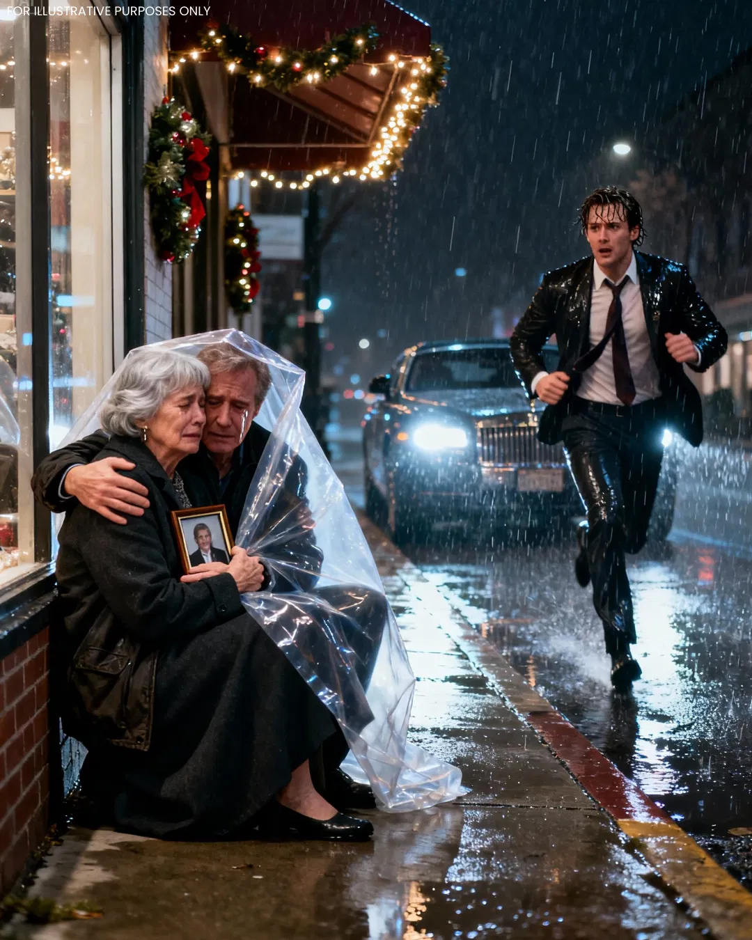 A Millionaire Arrives Unexpectedly at the House He Gave His Parents… and Finds Them Living on the Street, in the Rain
