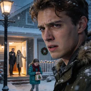 I heard the door slam shut behind my little sister on a freezing Christmas night. “You don’t belong in this house anymore,” my mother said, her voice cold as ice. Five hours later, they understood this Christmas would never be the same again.