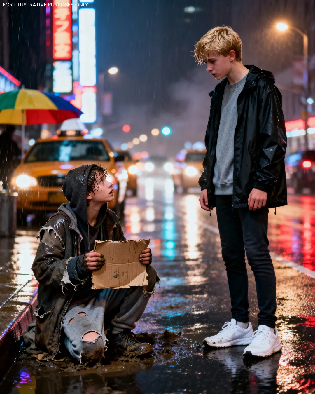 A rich teenager froze the moment he saw a homeless boy with his identical face — the thought that he could have a brother had never once crossed his mind…