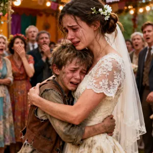 Ordering food at a lavish wedding, a young boy freezes when he recognizes the bride as his long-lost mother. The groom’s decision brings all the guests to tears…