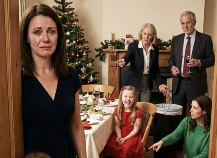 I never told my in-laws’ family I owned a five-billion-dollar empire. To them, I was still “the useless housewife.” At Christmas dinner, my MIL threw away my 8-year-old’s favorite dress. “It looks so cheap,” she scoffed. My daughter broke down in tears. I looked at my CEO sister-in-law, and she smirked. “How embarrassing.” I didn’t argue. I didn’t raise my voice. I simply showed them who I really was—and that was the moment their world began to collapse.