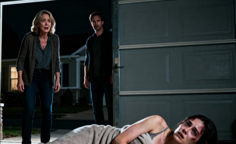 My daughter hadn’t replied for a week, so I drove to her house. My son-in-law insisted she was “on a trip.” I almost believed him—until I heard a muffled moan coming from the locked garage. I circled back, tried the side door, and the sound coming from that dark concrete room didn’t just scare me. It broke me as a mother in a way I will never forget.