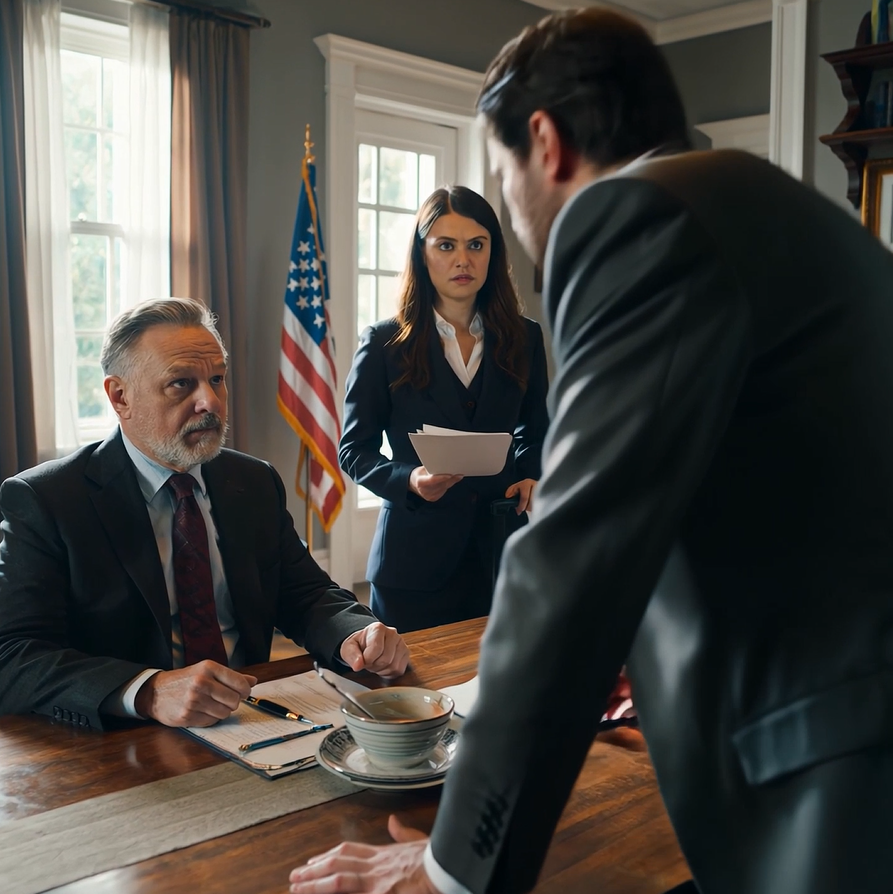 While I was finally enjoying my first approved break in four years on a quiet Santorini terrace, my father-in-law—the CEO—called and snarled, “Do you think you deserve this? Taking vacations while others carry your weight?” “If laziness were a job title, you’d finally be qualified—don’t bother coming back.” I laughed, hung up, and clinked glasses with the stranger beside me—the CEO of our biggest rival. When I returned home, chaos followed…