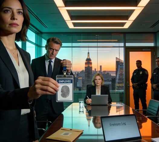 Security will escort you out,” said the new ceo, her eyes never leaving the screen. i quietly passed my badge to the lawyer next to her; he looked down, stiffened, then raised his gaze to the ceo. “ma’am… about the board meeting… get forensics on this badge. now.”