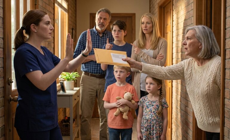 While I waited under hospital lights for my son’s surgery update, my family texted, “Adults only—don’t bring your kid,” and I finally cut off what they’d been quietly taking from me for years… right before my mother appeared with an envelope that looked far too official.