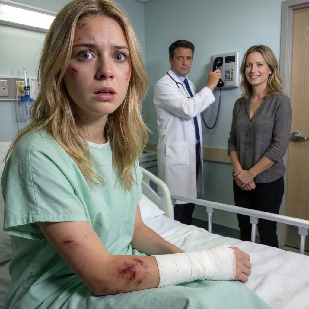 My stepfather beat me every day as a form of entertainment. One day, he broke my arm, and when we took me to the hospital, my mother said, “It was because she accidentally fell down the stairs.” As soon as the doctor saw me, he picked up the phone and called 911.