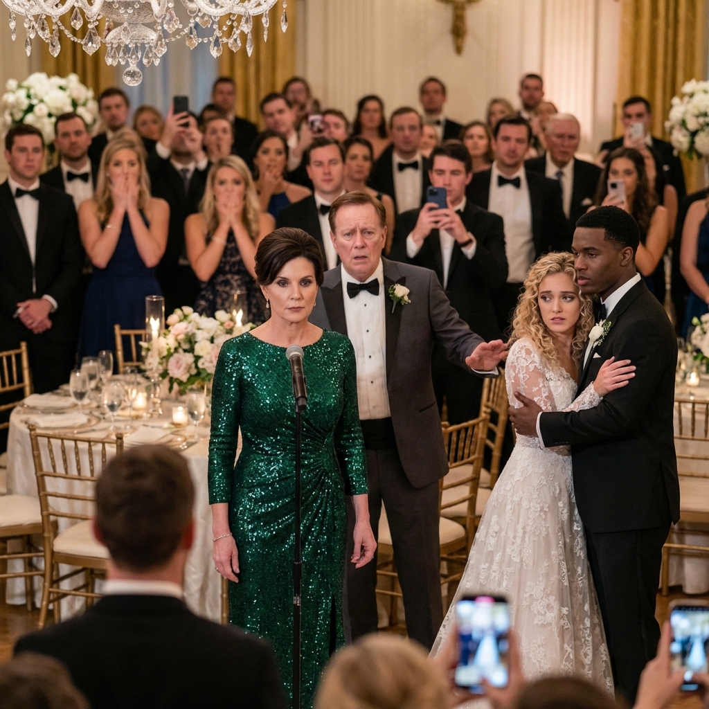 I Raised My Daughter Alone, and at Her Wedding Her Wealthy Father-in-Law Tried to Humiliate Me in Front of 300 Guests — Until I Calmly Stood Up and Asked, “Do You Even Know Who I Am?” and Watched the Ballroom Go Silent Under the Crystal Chandelier Lights