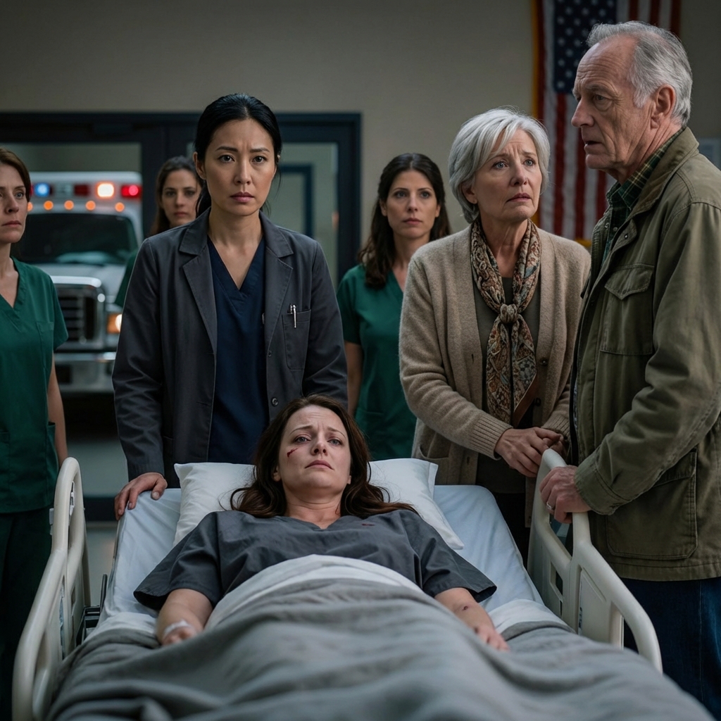 My sister told my parents I dropped out of medical school, a lie that got me cut off for 5 years. They didn’t attend my residency graduation or my wedding, and last month, my sister was rushed to the ER. When her attending physician walked in, my mom grabbed my dad’s arm so hard it left bruises.