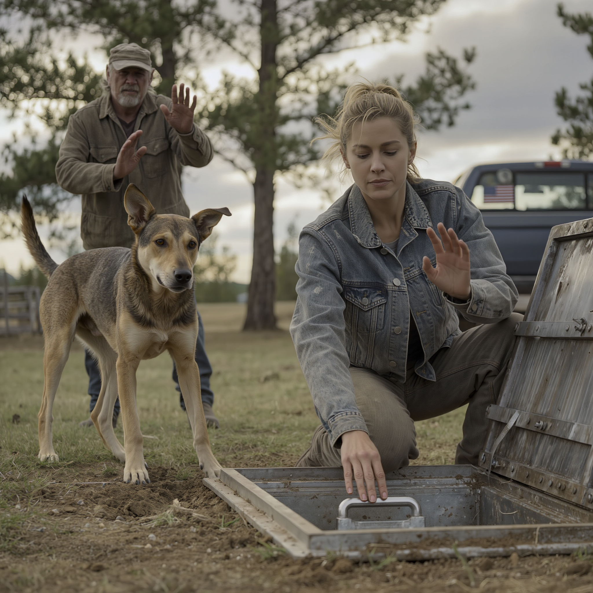She drove to a ‘worthless’ farm in Montana and ended up hitting the jackpot… then her dog found a steel door underground and someone knew that opening it would lead to something unimaginable.