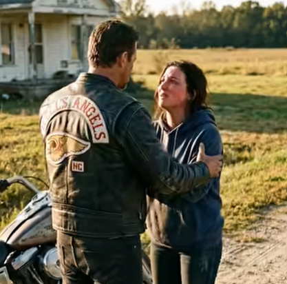 Una madre in attesa affamata fu rifiutata da tutti—finché un motociclista degli Hell’s Angels non la accolse e si prese cura di lei come sua