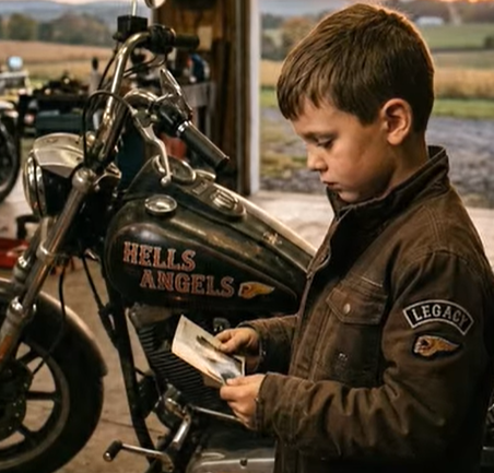 Dopo la morte del padre degli Hell’s Angels, il ragazzo svuotò il garage—quello che scoprì gli spezzò il cuore