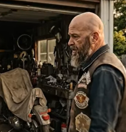 Divorziato e senza un soldo, un motociclista degli Hell’s Angels trovò la sua ultima speranza in un vecchio garage—all’interno, scoprì una seconda possibilità