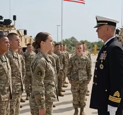 Era solo una guardia del cancello — finché un comandante SEAL non le fece il saluto per primo