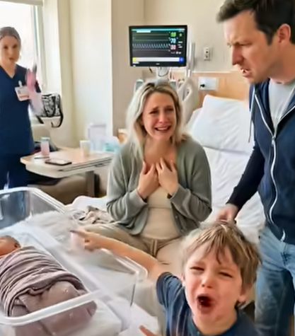 Parte 2: L’ala maternità si è sigillata entro novanta secondi. Le porte magnetiche si chiusero con un clic. Un allarme balbettante pulsò nel corridoio. Le infermiere si fermarono a metà passo. Una guardia di sicurezza passò di corsa davanti alla stanza di Laura mentre un’altra bloccava l’ascensore. Laura rimase immobile a letto, Noah aggrappato al suo camice d’ospedale, finché una seconda infermiera non riportò la culla attraverso la porta.