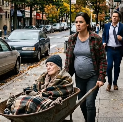 Pensavo di essere solo una ragazza incinta senza casa, che a malapena tirava avanti in un mercato affollato, spingeva la mia vecchia carriola arrugginita e trasportava carichi pesanti per pochi spiccioli. La vita sembrava una lotta senza fine finché un giorno ho notato una donna anziana seduta da sola, affamata, confusa e disperata. Quello che accadde dopo andò oltre qualsiasi cosa avrei potuto immaginare—questa donna si rivelò essere la madre di un miliardario, e la sua presenza inaspettata avrebbe cambiato il corso della mia vita in modi che non avrei mai potuto immaginare…