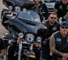 Quando trenta motociclisti hanno improvvisamente spento i motori in mezzo a un’autostrada trafficata e sono caduti in ginocchio, centinaia di conducenti intrappolati dietro di loro hanno pensato di assistere a pura imprudenza—e per qualche secondo spaventoso, è esattamente quello che sembrava.