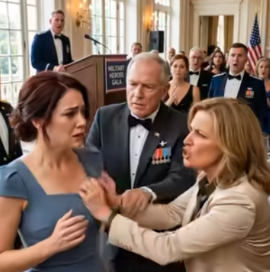 Al gala, la mia matrigna ha preso la spilla d’oro appuntata al mio vestito. “Hai rubato questo,” sibilò. “Sei troppo povero per indossare l’oro.” Cercò di strapparlo, ma un veterano le afferrò il polso. “Signora,” disse con voce dura, “quella è la Medaglia d’Onore.”