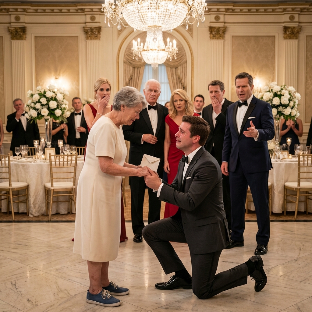 I never imagined my wedding day would turn into the cruelest moment of my life. When I spotted my mother, Rosa—threadbare dress, trembling hands—walking into the grand hall, my throat tightened. “Mom… you shouldn’t be here,” I hissed, hearing my bride’s family whisper. She turned to leave, crying—until Noah’s voice exploded: “A man who can’t honor the woman who gave him life has no right to say vows!” And then… my mother’s scarred fingers flashed in my mind—and I broke.