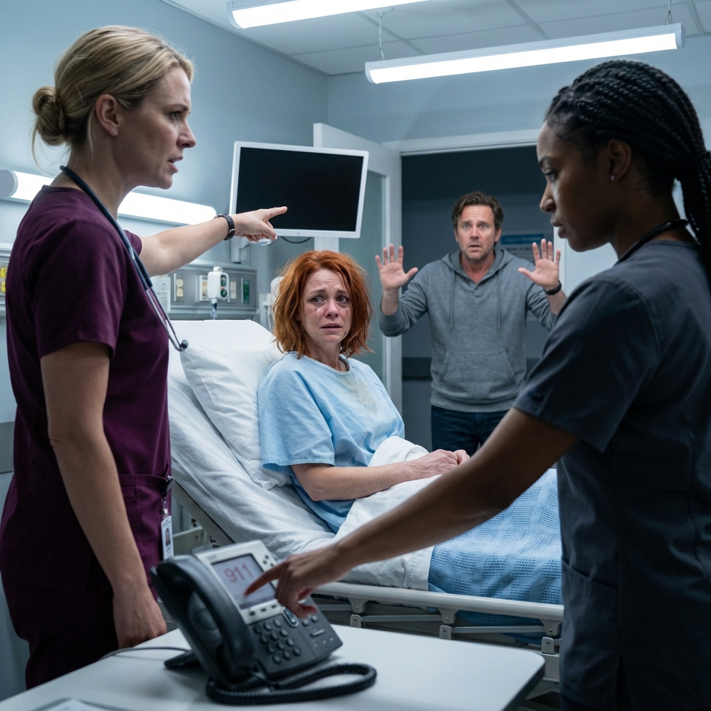 Every day he would hit me—gently, regularly—then kiss my forehead as if it were a sign of love. Last night, I lost consciousness and heard him hiss, “Don’t die in front of me.” When I woke up, the fluorescent lights blinded me and he was crying to the nurse: “She fell down the stairs.” The doctor checked my bruises and said—call 911 immediately.