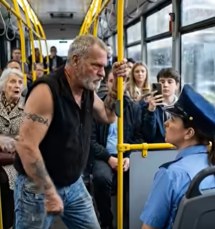 Un motociclista dalla barba grigia assale un autobus di linea e ne ordina l’arresto. Pochi istanti dopo, le motociclette circondano il veicolo mentre i passeggeri sono nel panico, finché una bambina spaventata sussurra la verità che cambia tutto e rivela una ricerca durata sei mesi, un crimine nascosto e il vero motivo per cui sono venuti.